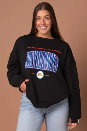 Jayhawks Vintage Oversized Crew