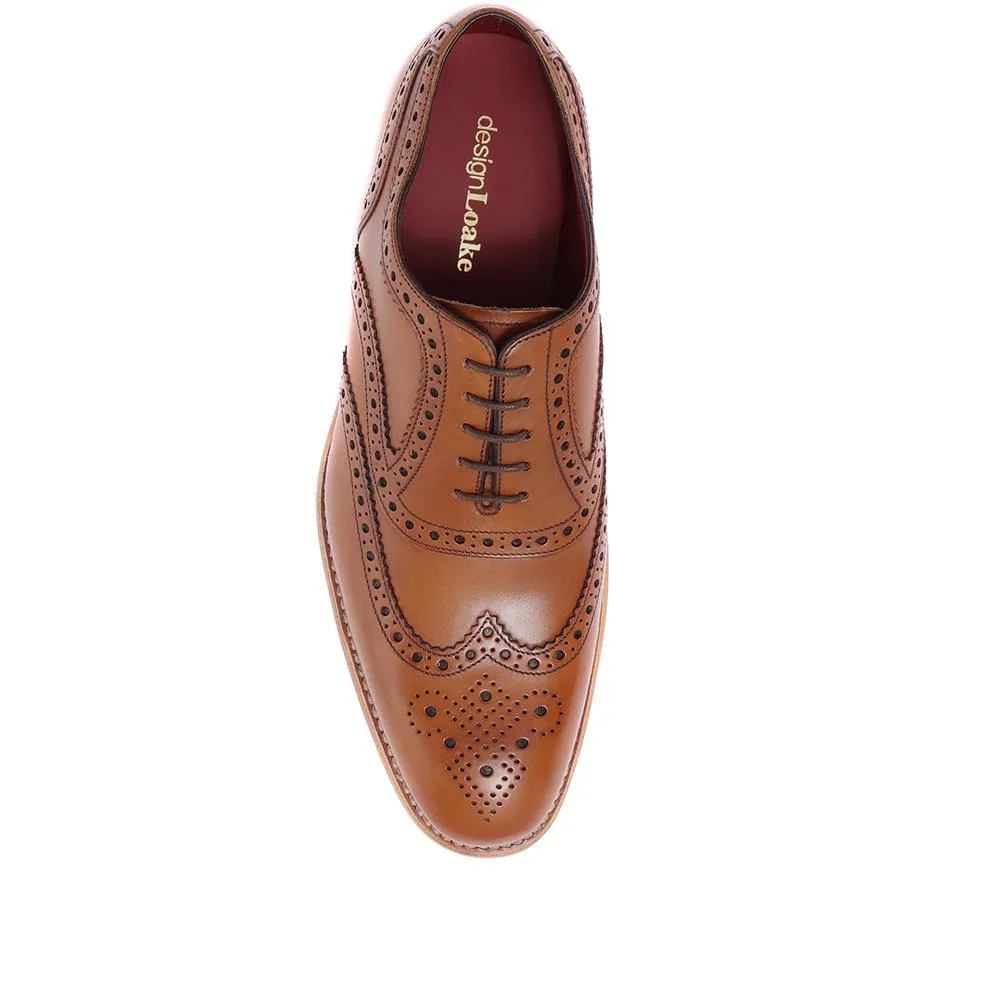 Kerridge Wide Fit Leather Oxford Brogues - LOA29507 / 316 966