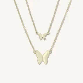 Laikyn & Lennyn Butterfly Necklace Set