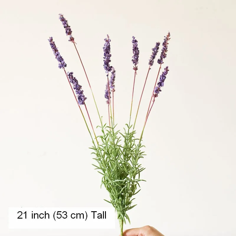 Lavender Flowers, Spring Artificial Floral for Dining Room, Bedroom Flower Arrangement Ideas, Simple Modern Floral Arrangement Ideas for Home Decoration