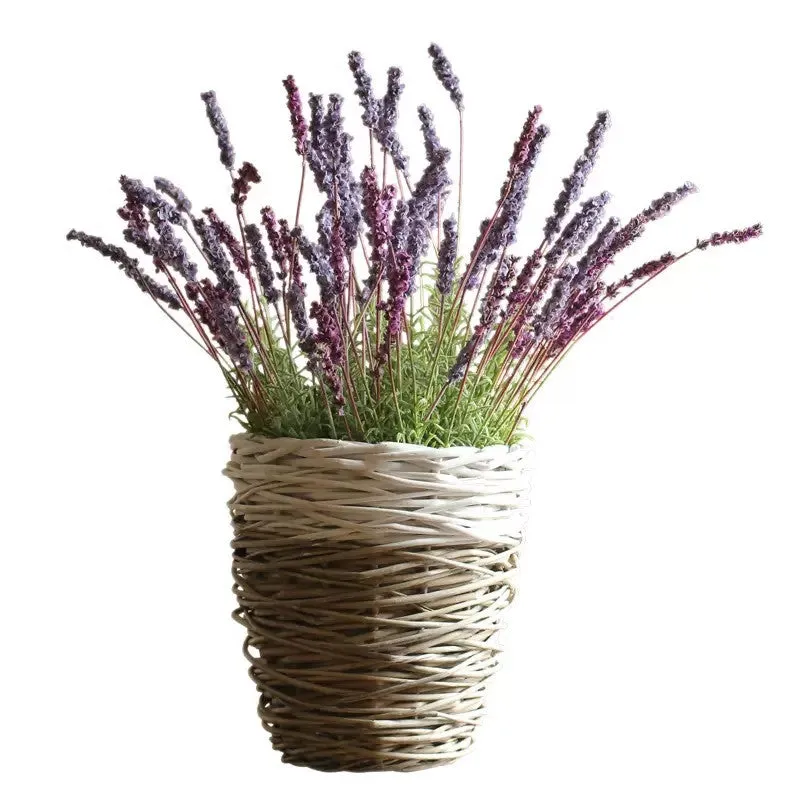 Lavender Flowers, Spring Artificial Floral for Dining Room, Bedroom Flower Arrangement Ideas, Simple Modern Floral Arrangement Ideas for Home Decoration