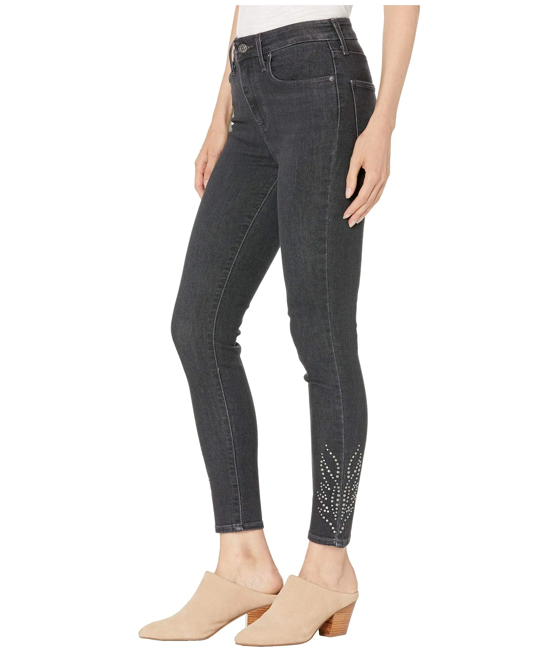 Levis Women's Hi Rise Skinny Ankle Jeans - Writings On The Wall