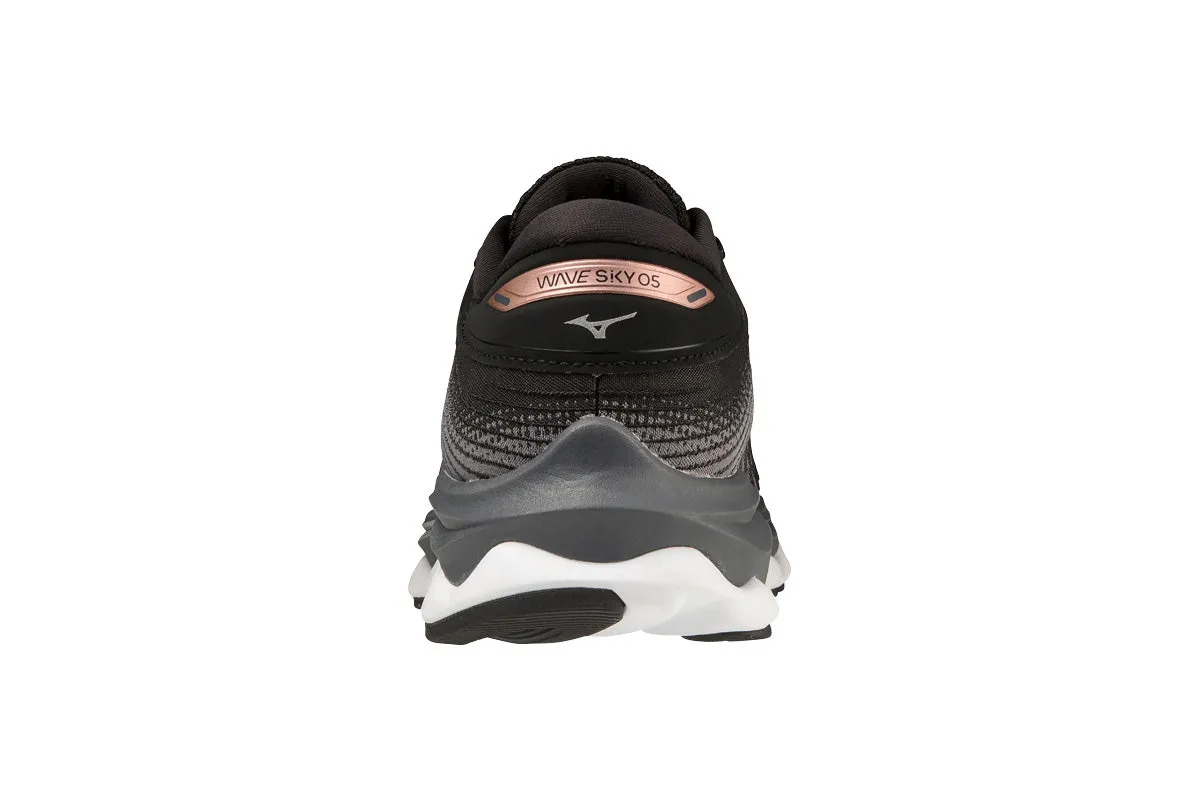 Mizuno Wave Sky 5 B Black/Rose Gold Womens