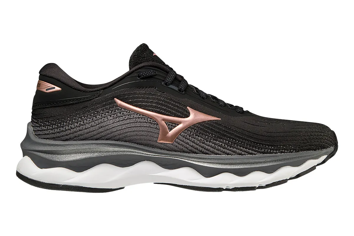 Mizuno Wave Sky 5 B Black/Rose Gold Womens