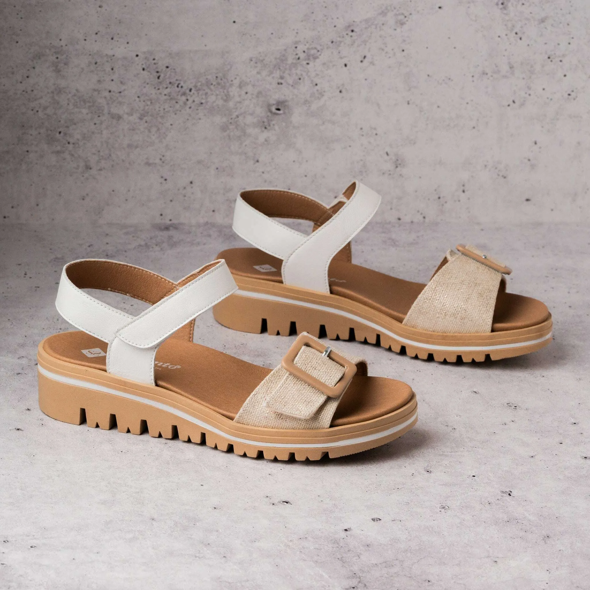 Pie Santo - Joia Sandal (240023) - Beige