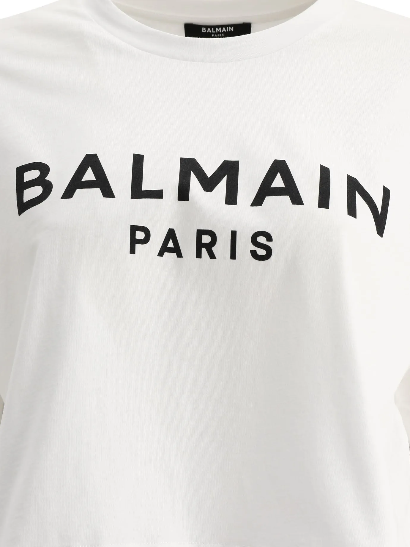 "BALMAIN" CROPPED T-SHIRT