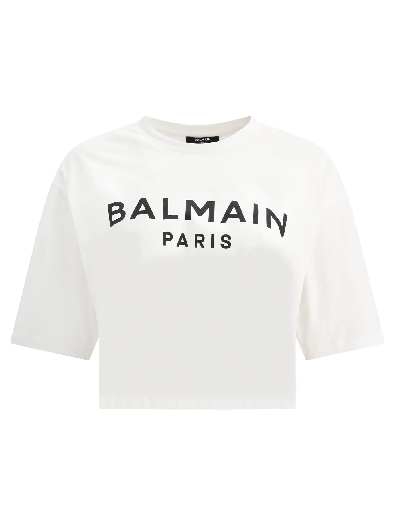 "BALMAIN" CROPPED T-SHIRT