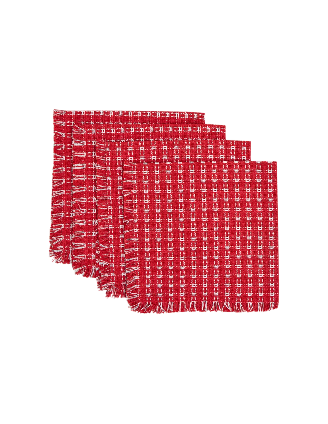 Red and White Napkins