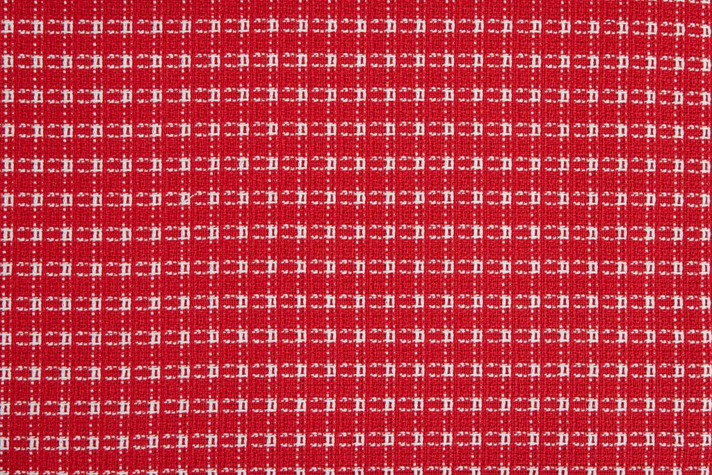 Red and White Tablecloth