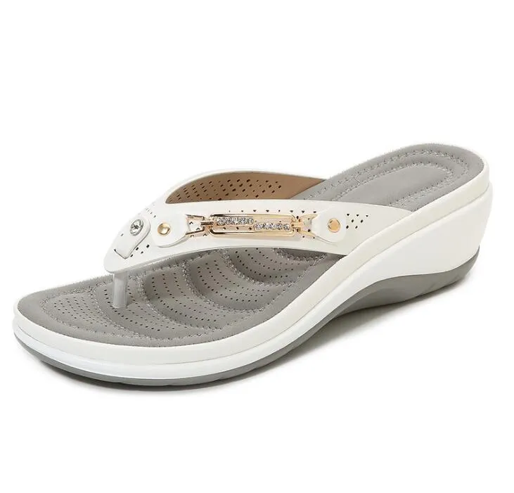 Roseanne Summer Bling Double Padded Memory Foam Sandals