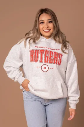 Rutgers Vintage Oversized Hoodie