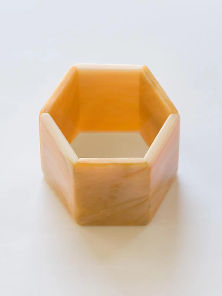 Sandstone Cuff - Marbleized Peach