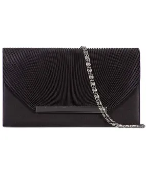 Satin Ruched Envelope Clutch - Darcie