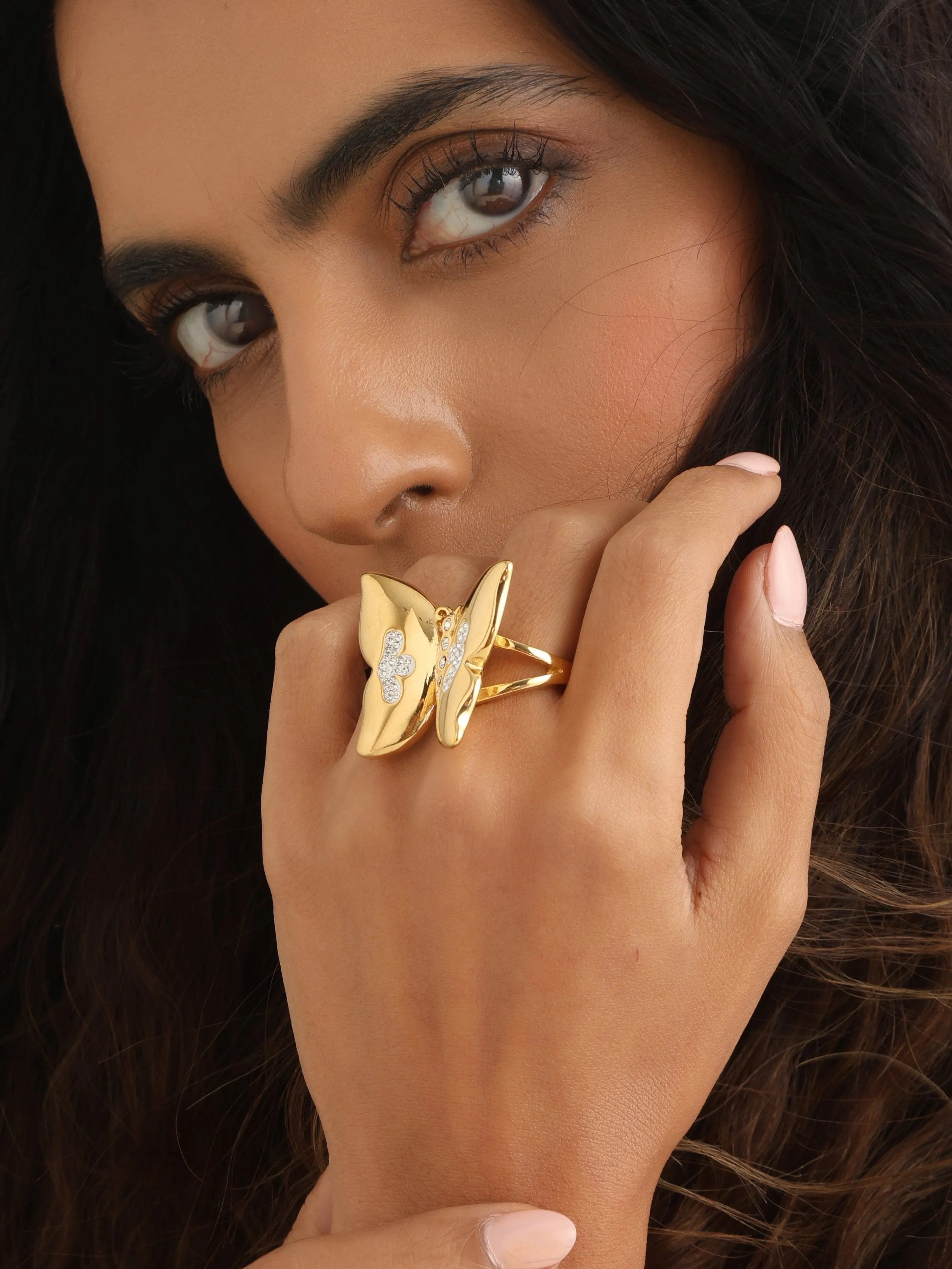 Statement Butterfly Ring