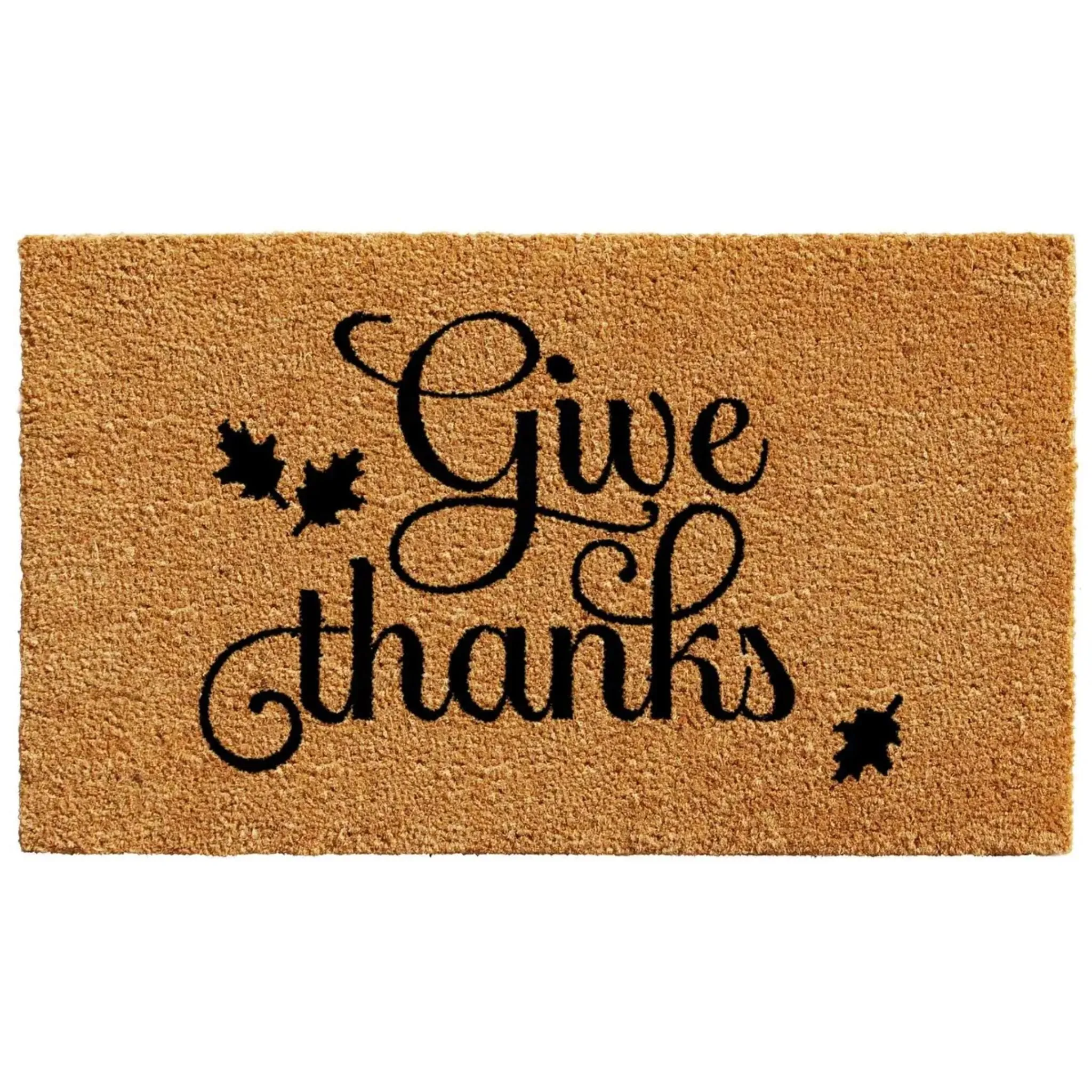 Thanksgiving Give Thanks Doormat