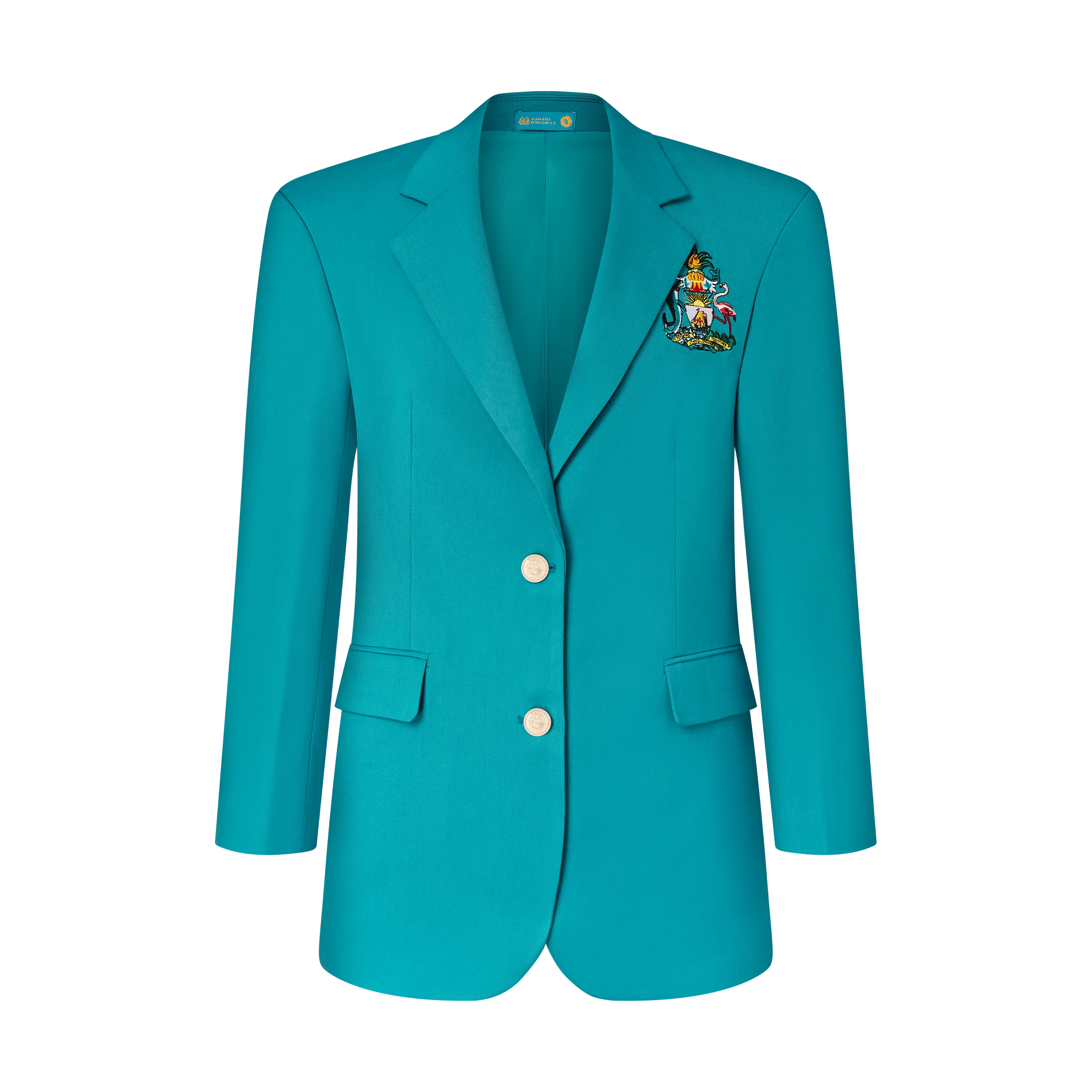 THE MEN'S OVERSIZED DIPLOMAT BLAZER-AQUA