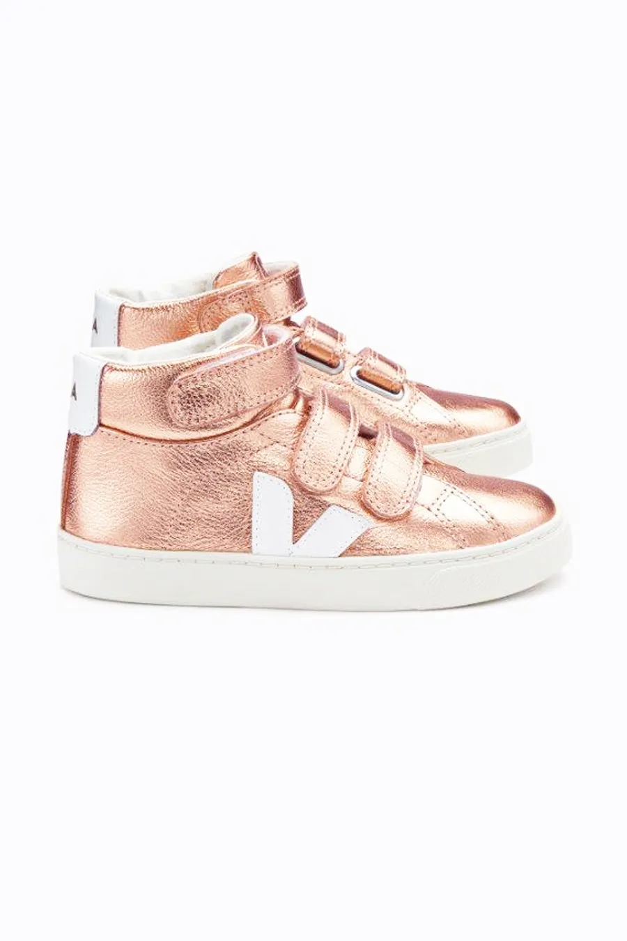 Veja Esplar High Top Mid Easy Kids Shoes - Venus White