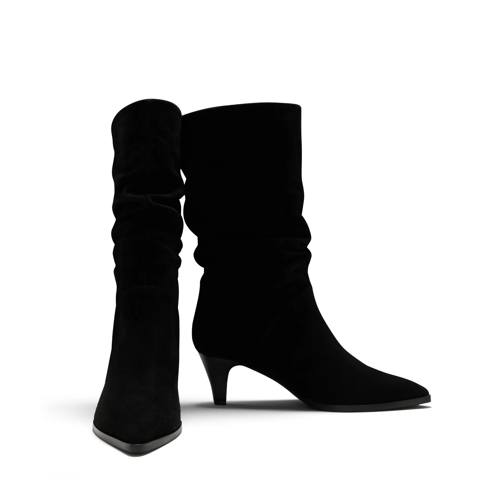 Vendôme Margot black suede boots