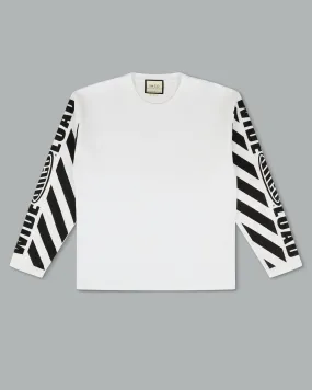 Wide Load Long Sleeve Tee. Optical White.